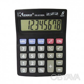 Калькулятор Kenko 6193A - удобный настольный калькулятор поможет вам производить. . фото 1
