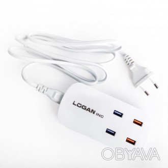 Зарядное устройство Quad USB Wall Charger предназначено для одновременной зарядк. . фото 1
