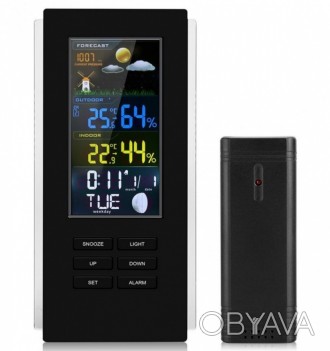 Часы-будильник + метеостанция с цветным дисплеем Excelvan TS-74 - Эта беспроводн. . фото 1