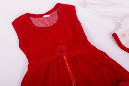 Платье с болеро
Производитель-Турция
Нарядный велюровый комплект для девочки.
На. . фото 5