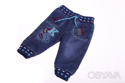 Джинсы ТОР 3
Теплые (зимние) джинсы на махровой подкладке. 
Верх - 100% хлопок. . . фото 1