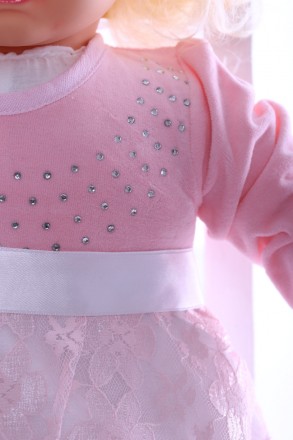 Платье с блестяшками,цвет розовый
Производитель- Турция
Нарядное велюровое плать. . фото 4