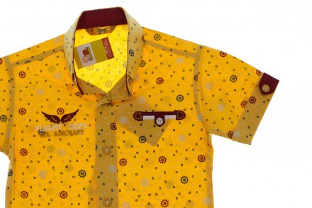 Рубашка Морская 
Производитель- Турция.
Рубашка для мальчика, с коротким рукавом. . фото 3