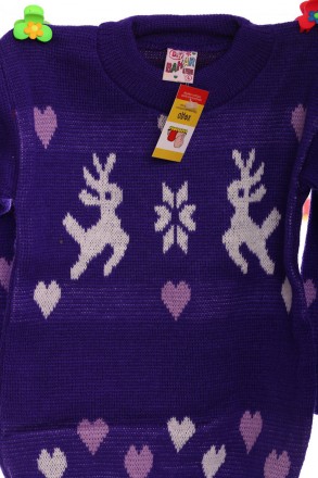 Свитер Снежинка , красный 
Производитель-Турция
Вязанный свитер с принтом снежин. . фото 3