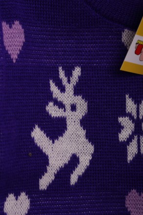 Свитер Снежинка , красный 
Производитель-Турция
Вязанный свитер с принтом снежин. . фото 4