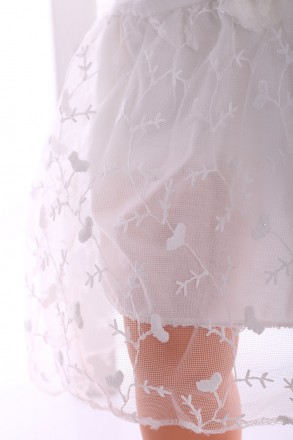 Платье с цветочками,цвет белый
Производитель- Турция
Нарядное велюровое платье д. . фото 4