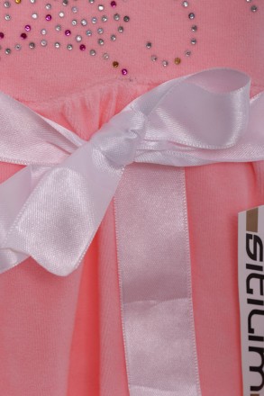Платье и гольф с поясом ,цвет розовый
Производитель- Турция
Нарядное велюровое п. . фото 4