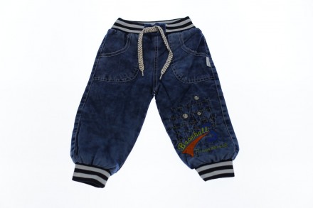Джинсы на манжете 
Теплые (зимние) джинсы на махровой подкладке. 
Верх - 100% хл. . фото 2