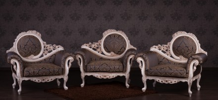 Софа фигурная с креслом Барокко -мировой бестселлер,разработаны в Италии много л. . фото 5