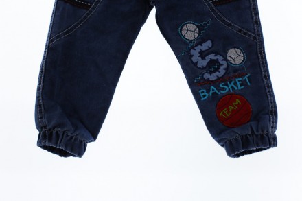 Джинсы на манжете 
Теплые (зимние) джинсы на махровой подкладке. 
Верх - 100% хл. . фото 4