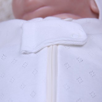 Кокон для новорожденных Нежность (айвори)
Нарядная легкая евро пеленка на молнии. . фото 5