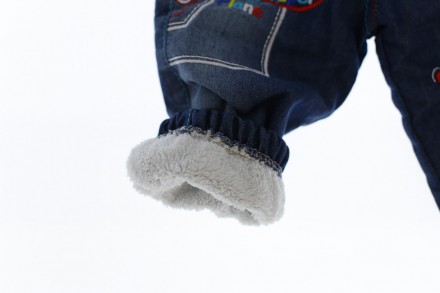 Джинсы с самолетиком.
Теплые (зимние) джинсы на махровой подкладке. 
Верх - 100%. . фото 5