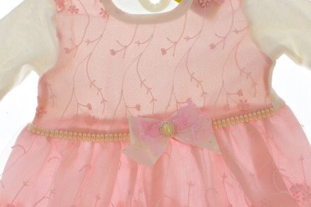 Платье с Розочкой.
Нарядное платье с длинным рукавом и ажурной юбкой
отлично под. . фото 5