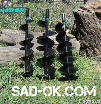 Мотобур Sadko комплектуется шнеками ножами (бурами) разного диаметра, имеют повы. . фото 2