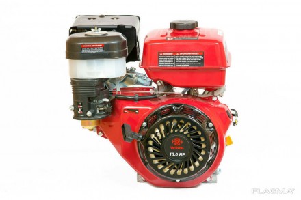 Двигатель бензиновый Weima WM188F-S (13 л.с., шпонка 25 мм)
Двигатель бензиновый. . фото 2
