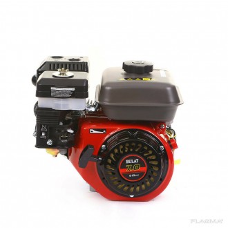 Двигатель бензиновый Bulat  BW170F-T/25 (для BT1100) (шлицы 25 мм, 7 л.с.) (Weim. . фото 3