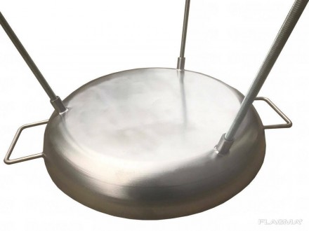 Сковорода-диск для пикника "Бук" 32 см (нержавеющая сталь)
Сковорода очень удобн. . фото 4