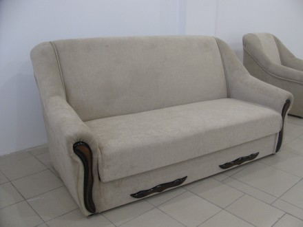Продается новый мягкий комплект: диван раскладной и 2 кресла раскладных. Сделаны. . фото 3