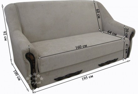 Продается новый мягкий комплект: диван раскладной и 2 кресла раскладных. Сделаны. . фото 7