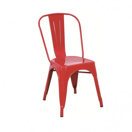 Металлический стул Tolix MC-001A (Толикс МС-001А) полностью изготовлен из гальва. . фото 4