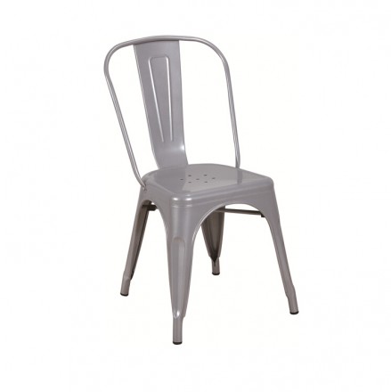 Металлический стул Tolix MC-001A (Толикс МС-001А) полностью изготовлен из гальва. . фото 11