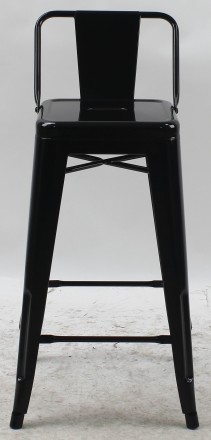 Металлический полубарный стул Tolix MC-011P (Толикс MC-011P), H-660, выполненный. . фото 5