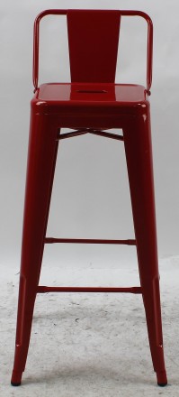 Металлический полубарный стул Tolix MC-011P (Толикс MC-011P), H-660, выполненный. . фото 8
