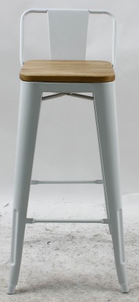 Металлический полубарный стул Tolix MC-011К (Толикс MC-011К), H-660 легендарные . . фото 8