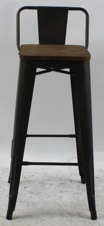 Металлический полубарный стул Tolix MC-011К (Толикс MC-011К), H-660 легендарные . . фото 9