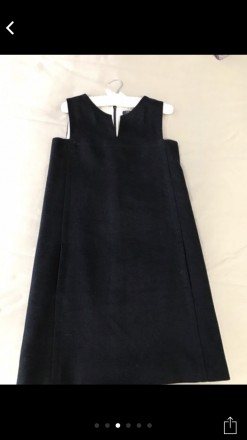 Платье S"MaxMara (новое).  Размер 38 (s). Цвет темно-синий. Длина платья 87 см. . . фото 6