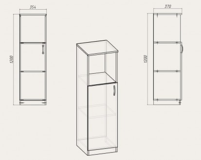 Шкаф КШ 16 Компанит – компактное и практичное решение проблемы хранения вещей в . . фото 9