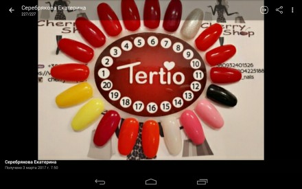 Итальянские гель-лаки Tertio представлены на украинском рынке в средней ценовой . . фото 2
