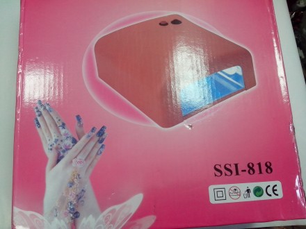 Профессиональный прибор с ультрафиолетовыми (УФ) лампами для наращивания ногтей . . фото 3