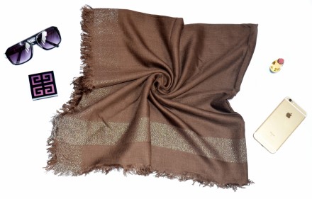 Легкий индийский платок с нежной вискозы, влюбит в себя натуральностью тканей и . . фото 7