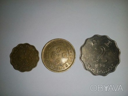 Монеты из Hong Kong . Цена за все 350 грн .. . фото 1