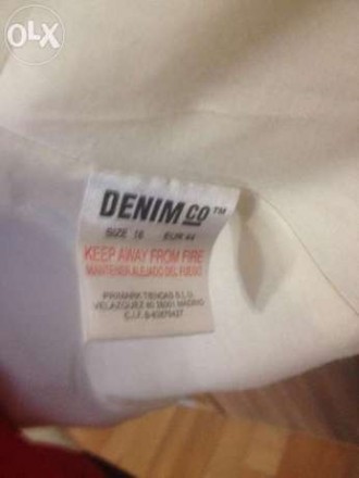 Продам модный фирменный DENIM светлый пиджак гусарский на металический крючках с. . фото 6