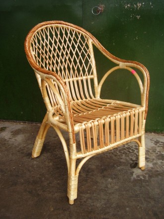 Кресло  плетеное из лозы, ручная работа, прекрасный подарок по-любому поводу. Ка. . фото 3