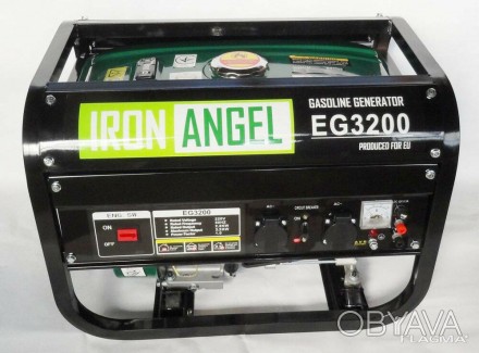 Генератор Iron Angel EG3200
Максимальная мощность (кВт): 
	3,0
	Номинальная мощн. . фото 1