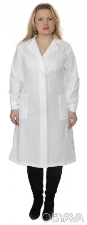 Женский рабочий белый халат  предназначен для защиты рабочих от производственных. . фото 1