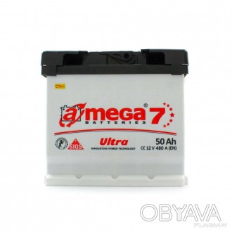 Аккумулятор A-Mega (6 СТ-50-АЗ 480 А "+" слева ) Ultra M7
Емкость : 50 Ач;
Пуско. . фото 1