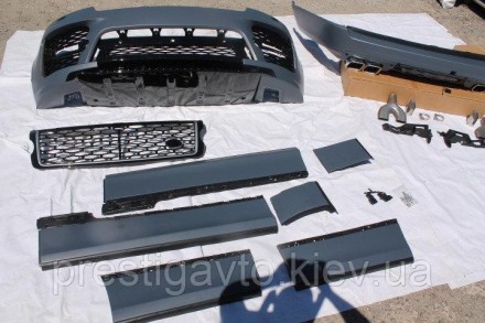 Комплект- аэродинамический тюнинг обвес SVO для автомобиля Range Rover Vogue L40. . фото 2