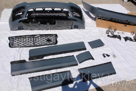 Комплект- аэродинамический тюнинг обвес SVO для автомобиля Range Rover Vogue L40. . фото 1