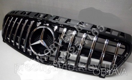 Решетка радиатора на Mercedes A-Сlass W176 стиль Panamericana GT на авто 2012-20. . фото 1