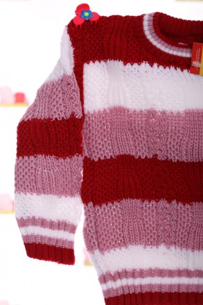 Свитер, крупная вязка, (красный)
Производитель-Турция
Вязанный свитер в широкую . . фото 3