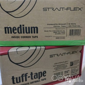 стоимость ленты - Strait-Flex Tuff-Tape - 10 метров - 125 грн ( 27 рулонов в кор. . фото 1