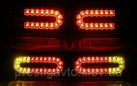 Рестайлинговые задние фонари на Mercedes G-Сlass W463 (LED CHROME)
Задние фары- . . фото 6