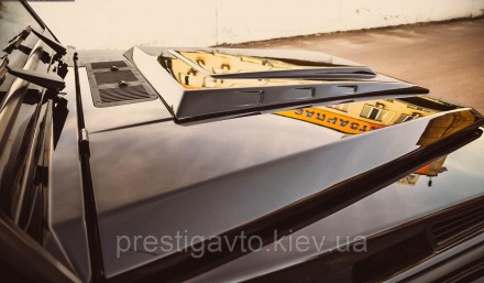 Накладка на капот, воздухозаборник Mercedes-Benz G63 AMG
 в стиле Brabus Widesta. . фото 3