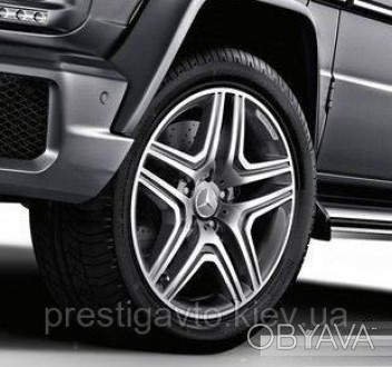 Титановые колесные диски AMG 9,5Jx20 ET50 на Mercedes-Benz G-Сlass W463
 Цвет "t. . фото 1