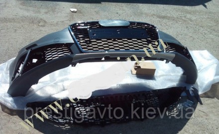 Бампер передний на Audi A6 C7 с 2012 года.
Передний бампер на Audi A6 С7 устанав. . фото 5