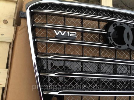 Решетка радиатора на Audi A8 W12 в кузове D4/4H с 2010 года выпуска - версия W12. . фото 11